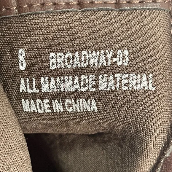 Rouge helium brown soft lace up platform combat style boots women’s size 8 - Picture 13 of 16